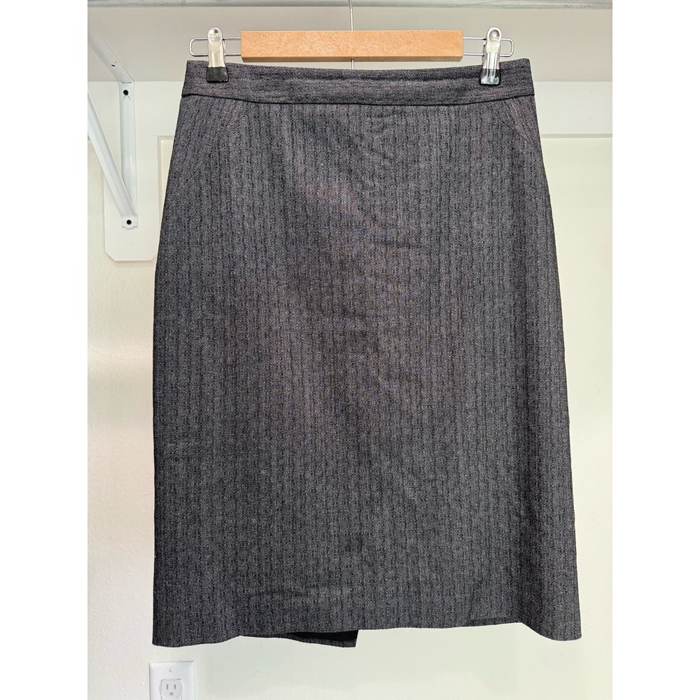 Ann Taylor Pencil Skirt Size 6 Charcoal